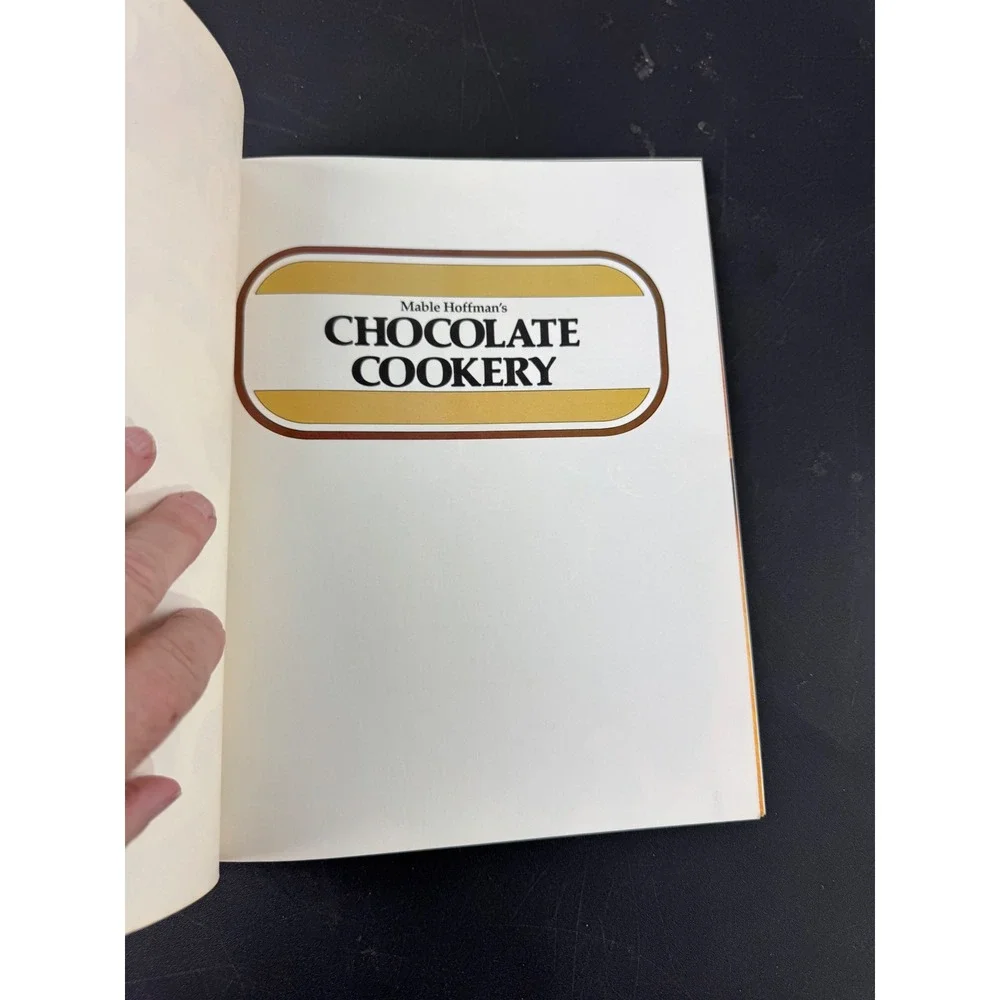 Vintage‎ 1978 Mable Hoffman Chocolate Cookery Cookbook HP Books Paperback